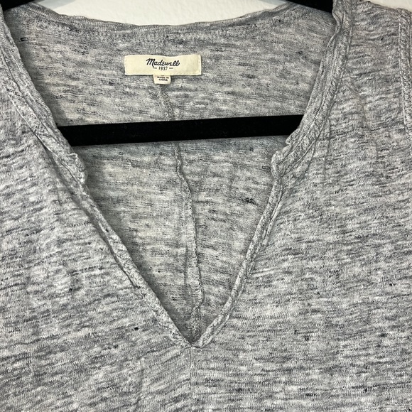Madewell V Neck Tank Gray Small EUC - Picture 5 of 6